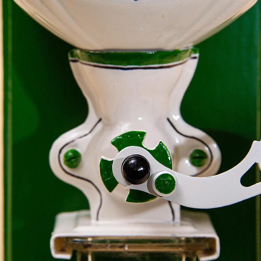 Старинная Настенная Ручная Механическая Кофемолка «PeDe» в стиле АРТ-Деко, Голландия.