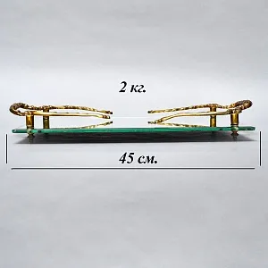 Антикварный Зеркальный Сервировочный Поднос, Франция начало ХХ века. 