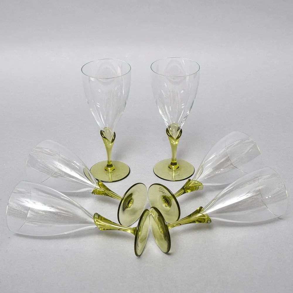 Бокалы для воды «Papyrus», Хрусталь Rosenthal Studio Line, Германия -1960 -1969 годы. 