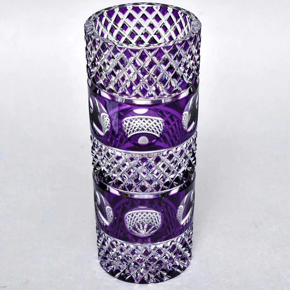 Дизайнерская Ваза Цветного Хрусталя WMF Crystal Cabinet Германия -70 годы ХХ века..