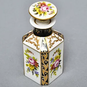 Антикварный Парфюмерный флакон, Edme Samson Франция, конец XIX - начало ХХ века.