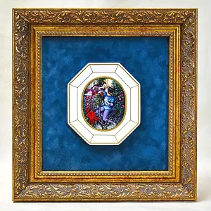 Картина - Панно - Фарфоровая Плакетка «Ромео и Джульета», Villeroy&Boch. Германия - 1980 год.