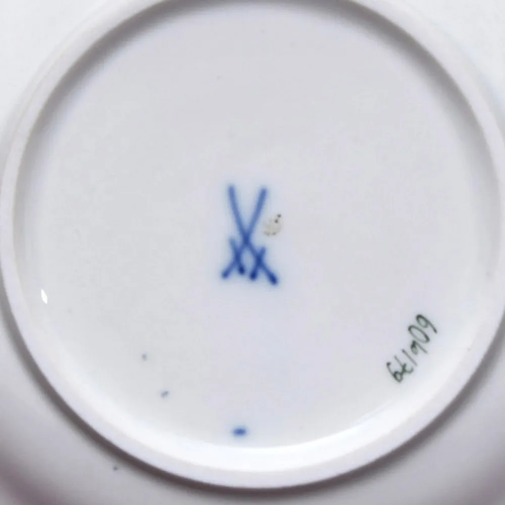 Классическая Фарфоровая Кофейная пара «Синий Дракон», MEISSEN Германия, первая половина ХХ века.