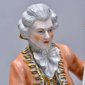 Коллекционная Фарфоровая статуэтка «Музыкант. Виолончелист», SITZENDORF Германия.