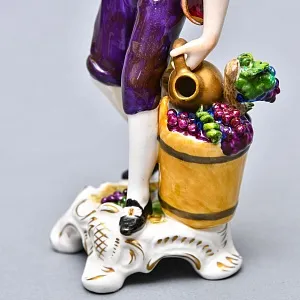 Парные Фарфоровые статуэтки «Молодое вино. Садовник и Садовница», RUDOLF KAMMER Германия - 50гг.