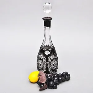 Коллекционный Хрустальный Графин - Штоф, Knittel FAKIRIS Германия конец 60 -х годов ХХ века.