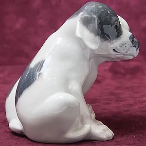 Фарфоровая Статуэтка Собаки - «Два щенка» ROYAL COPENHAGEN,  Дания 1969 -1974 года.