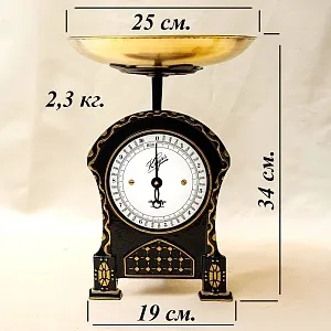 Кухонные Антикварные Механические Весы KRUPS Германия -1910 год.