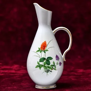 Коллекционная Вазочка - Кувшинчик - Соусник, Фарфор MEISSEN / МЕЙСЕН Германия - 1978 год.
