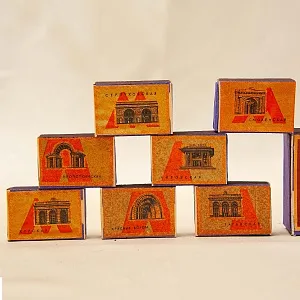 Памятный Сувенирый Набор - Хозяйственные Спички «Московское Метро», СССР -1955 год.