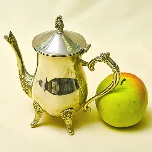 Винтажный Металлический Кофейник - Чайник на 0,5 л. Silverplate, SHEFFIELD Англия 50-е гг.