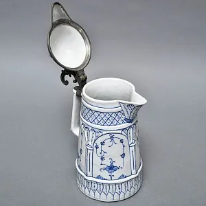 Антикварный Фарфоровый кувшин для пива, Bremer & Liebmann Германия, конец XIX - начало ХХ веков.