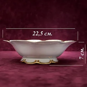 Роскошное Авторское Блюдо - Конфетница «Дама с Кавалером» DW PORZELLAN-MANUFAKTUR.