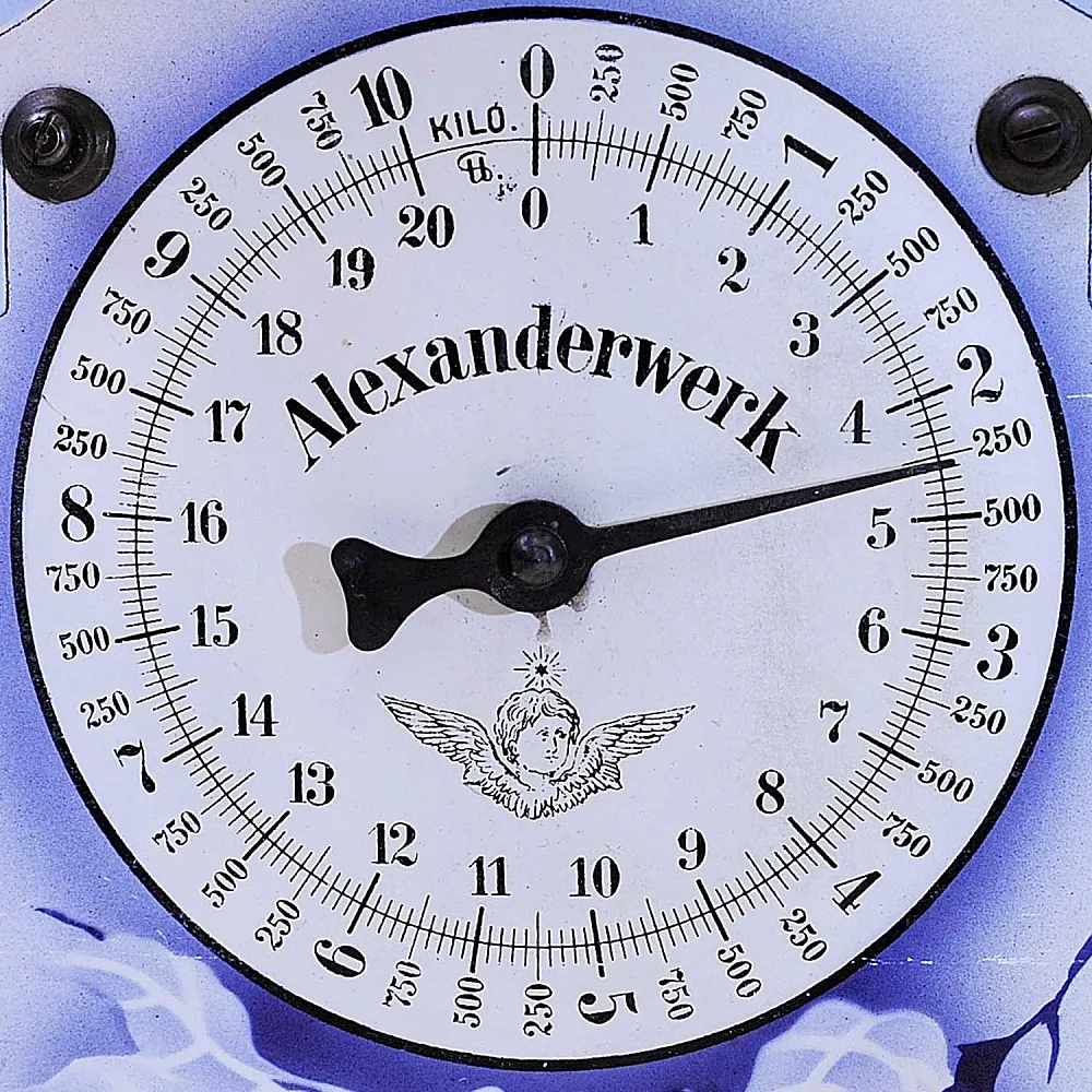 Редкость! Антикварные Кухонные Механические Весы на 10кг. Alexanderwerk, Германия -1905 год.