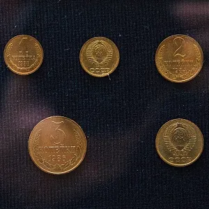 Настенное Коллекционное Панно - Картина «Советские монеты и Банкноты», СССР.