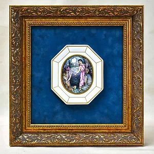 Картина - Панно - Фарфоровая Плакетка «Орфей и Эвридика», Villeroy&Boch. Германия -1980 год.