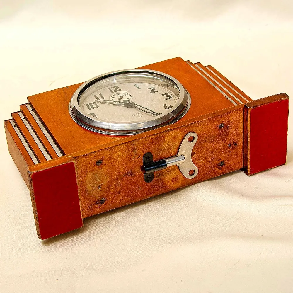 Сталинский Ампир - Настольные Механические Часы «Владимир» - СССР - 1958 г.