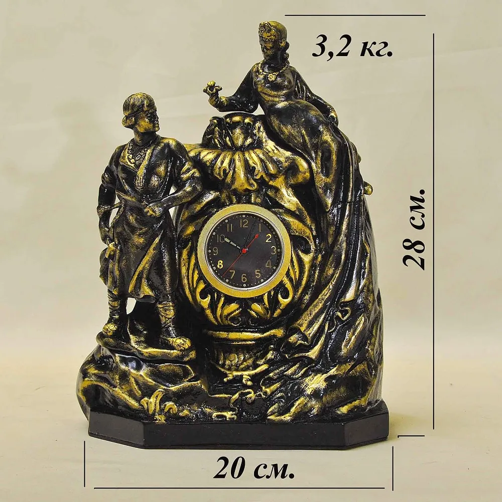 «Каменный Цветок» - Механические Настольные часы Челябинский Часовой Завод СССР-1957 год. 