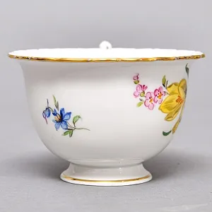 Фарфоровый Чайный Сервиз на 6-ть персон «Мейсенский букет», MEISSEN Германия, 1924 - 1934 годы.