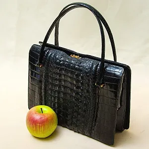 Дамская Сумка из Натуральной Крокодиловой Кожи Западная Германия 50 -е годы ХХ века..