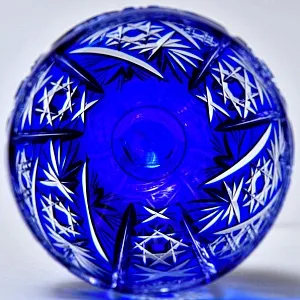 Набор Бокалов для Вина из Цветного Хрусталя JOSEPHINENHUTTE Германия, 50 -е гг.