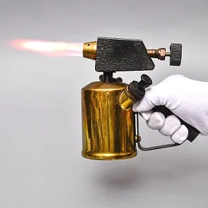 Редкость! Винтажная Бензиновая Горелка - Паяльная Латунная Лампа, Германия -50 гг.