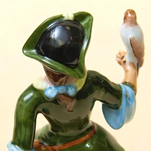 Редкость! Парные Фарфоровые статуэтки «Охотник и Охотница», ROSENTHAL Германия.