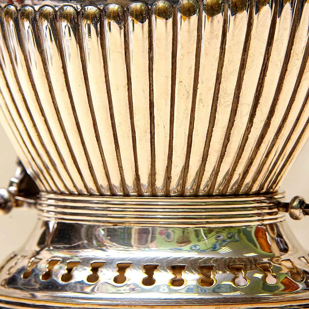 Бульотка - Чайник - Запарник, SHEFFIELD Англия Silverplate, начало ХХ века.