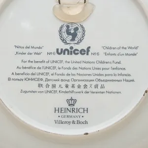 Коллекционная Тарелка «Дети Мира» - «Перу» Фарфор Heinrich Villeroy&Boch - 1977 год.