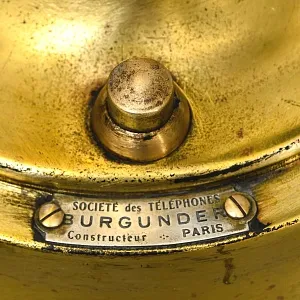 Антикварный Телефонный аппарат - Телефон «BURGUNDER - Phono Prive», Франция начало ХХ века.