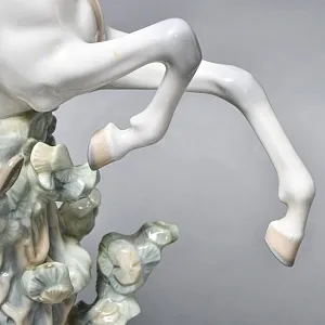 Коллекционная Фарфоровая статуэтка «Всадник», Lladro / Лядро Испания, 1969 - 1985 годы.