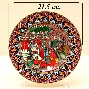 Коллекционная Тарелка «Русские Сказки» - «Марья Моревна» Фарфор, Villeroy&Boch Германия -1990 год.