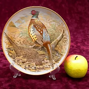 Коллекционная Тарелка «Китайский фазан» Фарфор Лимож Limoges Франция - 1979 год.
