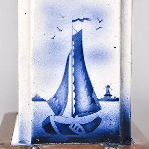 Антикварные Кухонные Весы в Фарфоровом корпусе Gloriosa, Голландия начало ХХ века.