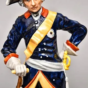 Коллекционная Фарфоровая статуэтка «Старый Фриц» - «Король Пруссии Фридрих II», Hutschenreuther Германия.