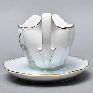 Столовый Фарфоровый сервиз «Охота» на 12 персон, Kaestner Saxonia Германия, первая половина ХХ века.