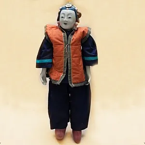 Коллекционная фарфоровая кукла Япония  Н - 65см.