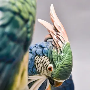 Коллекционная Фарфоровая статуэтка «Два Попугая - Какаду», Karl Ens Германия, 50-е гг ХХ века.