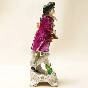 Парные Фарфоровые статуэтки «Сельская Ярмарка» Н-22см. SITZENDORF, Германия - 50гг..