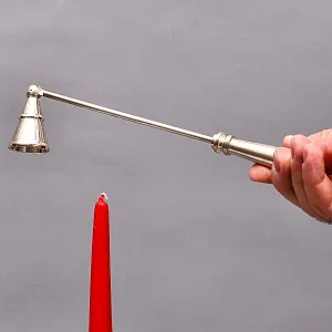 Винтажный «Гасильник - Тушитель» - Приспособление для Тушения Горящих Свечей, Silverplated SHEFFIELD Англия.