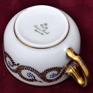 Антикварная Коллекционная Кофейная пара Rosenthal, Германия, 1919 - 1935 годы.