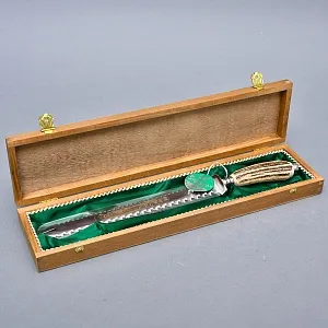 Нож «Охота» для резки замороженных продуктов и костей, SIGNAL Solingen.