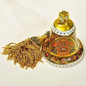 Коллекционный Фарфоровый Колокольчик «Рождество -2000 год», Hutschenreuther Германия.