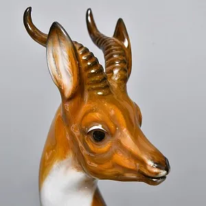 Коллекционная Фарфоровая статуэтка «Бегущие газели», ROSENTHAL Германия - 1936 год. 