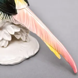 Коллекционная Фарфоровая Статуэтка «Птица - Золотой Фазан», Карл Энс / Karl Ens, Германия, 50-е гг. 