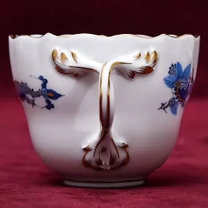 Классическая Фарфоровая Кофейная пара «Синий Дракон», MEISSEN Германия, первая половина ХХ века.
