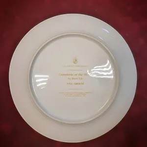 Коллекционная Тарелка «Шотландская Куропатка» Фарфор Лимож Limoges Франция 1979 год.