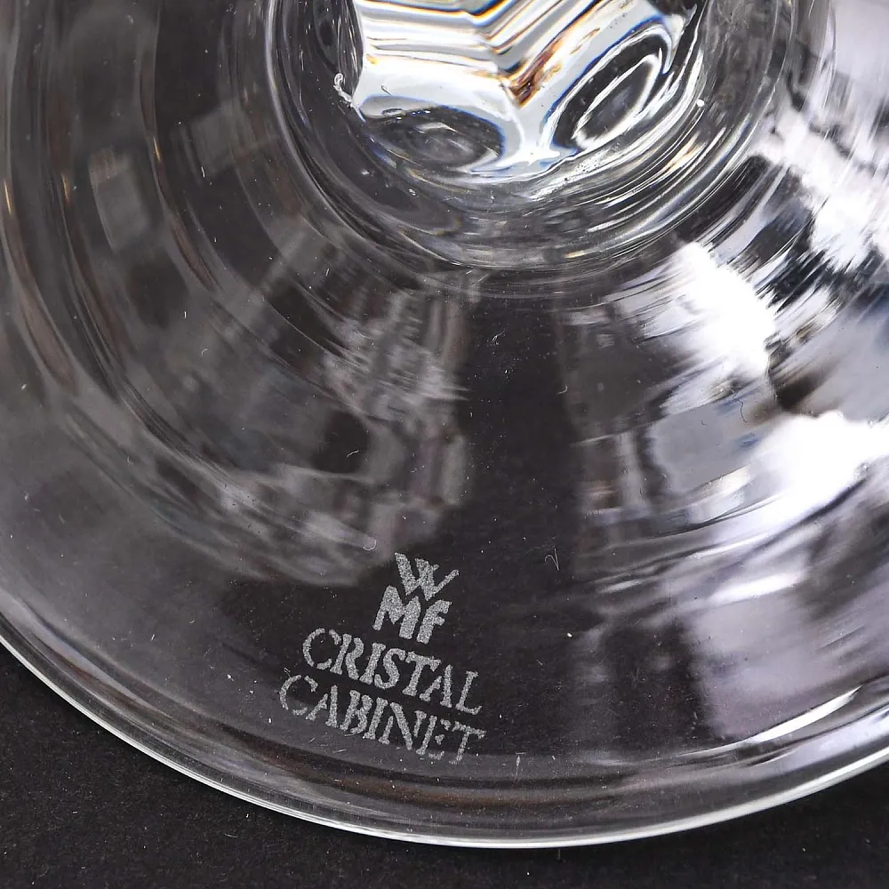 Редкость! Хрустальные Креманки - Фужеры для Шампанского WMF Cristal Cabinet, Германия конец 60-х гг.
