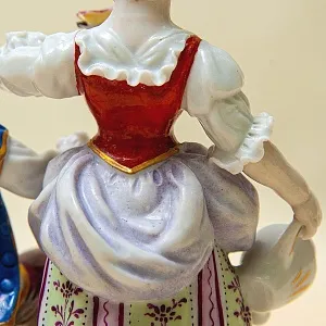 Редкость! Антикварная Фарфоровая Статуэтка «МАЛЕНЬКИЕ САДОВНИКИ», Frankenthal Германия 1762 - 1770 годы.