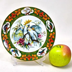 Редкость! Коллекционная Тарелка «Какаду» Фарфор, Hause Schirnding, Германия - 1994 год.